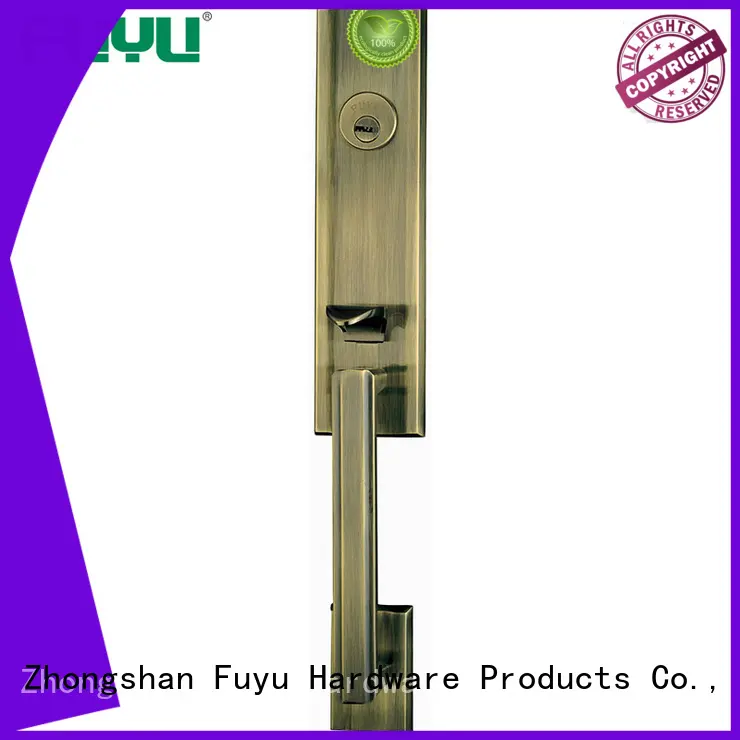 look zinc alloy door lock for wood door on sale for shop FUYU 1