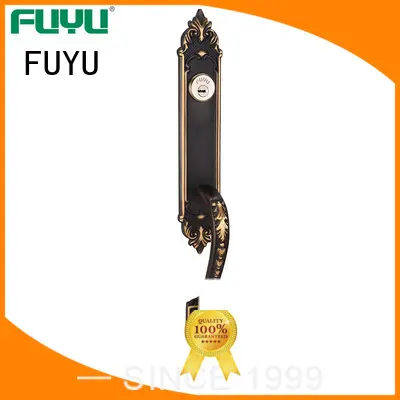 FUYU brass door lock easy for mall 1