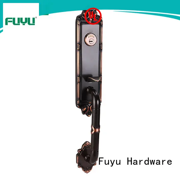 brass front door locks handle for home FUYU 1