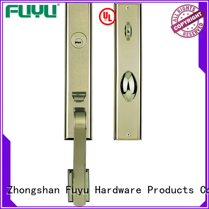 cylinder zinc alloy door lock for timber door door for mall FUYU 1