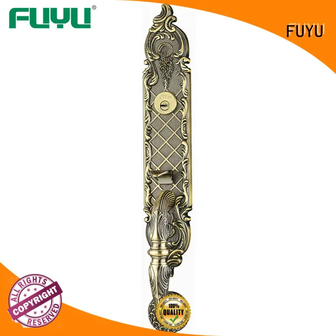 look zinc alloy door lock for wood door with latch for mall FUYU 1
