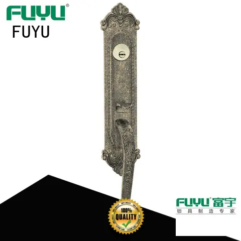 FUYU high security zinc alloy entry door lock usa for shop 1