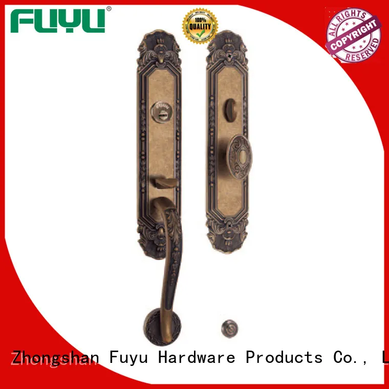 brass bathroom door locks easy for home FUYU 1