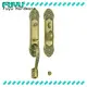 gold brass bathroom door handles with lock zinc for wooden door FUYU 1