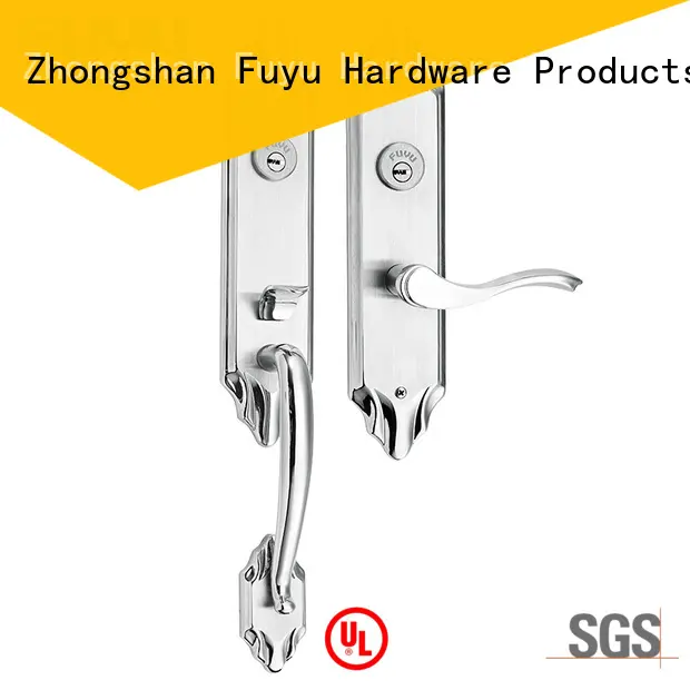 FUYU stronge stainless steel sliding door lock steel for home 1