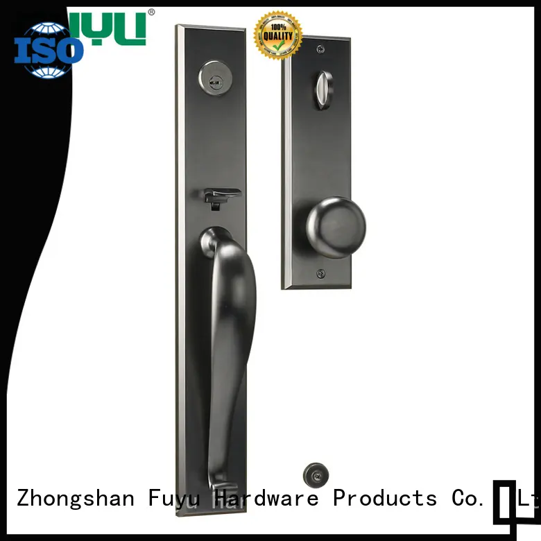FUYU durable zinc alloy door lock for metal door mortise for shop 1