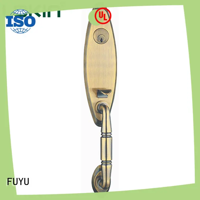 install zinc alloy villa door lock with latch for entry door FUYU 1