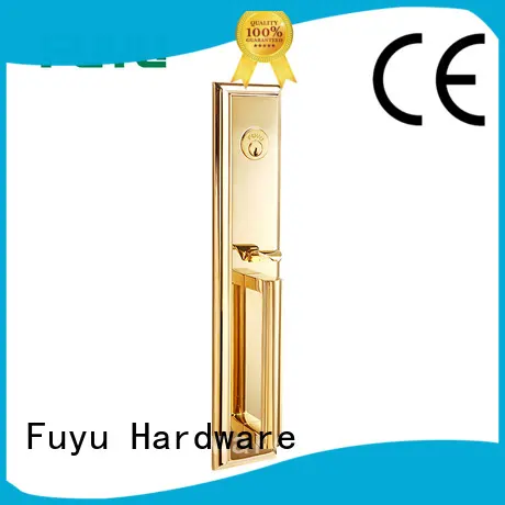 Dubai Plain Style Easy To Install Gold Door Handle Locks 1