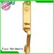 Gold plated luxury outside security door handle lock for wooden doors 1