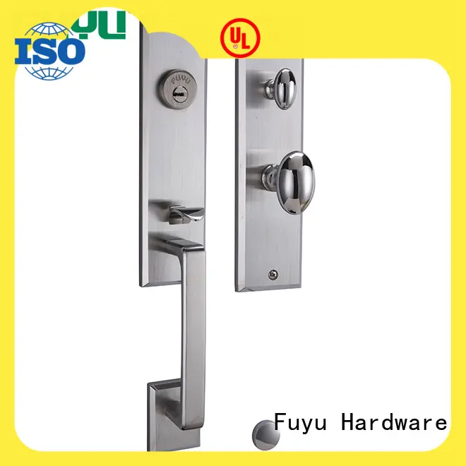 SS 304 grip handle mortise handle lock complete set for wooden door 1