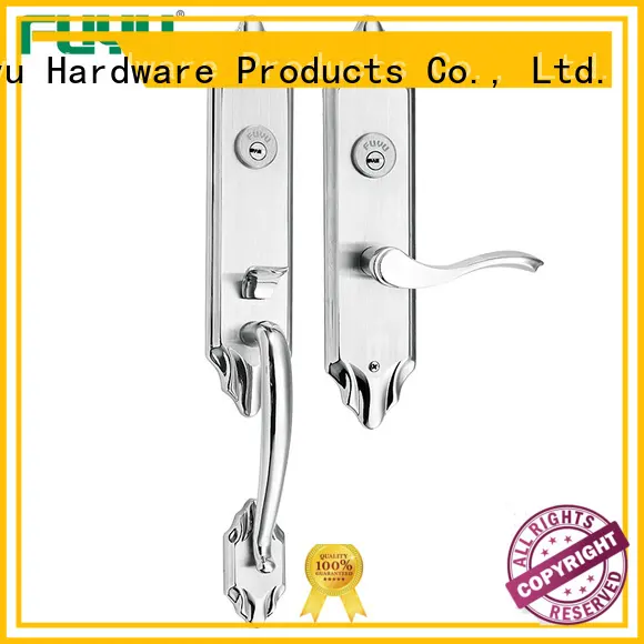 Sus 304 double side entrance door handle lock for two open door 1