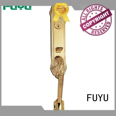 Zinc alloy anti-theft tubular door handle lock with key 1