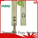 High security zinc entry door handle set with lock 1
