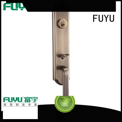 Zinc alloy die-cast European door handle lock for exterior doors 1