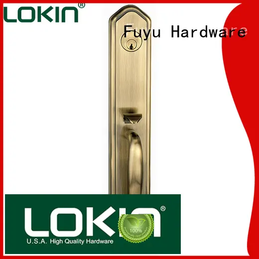 High security big size panel handle door lock for entry door 1
