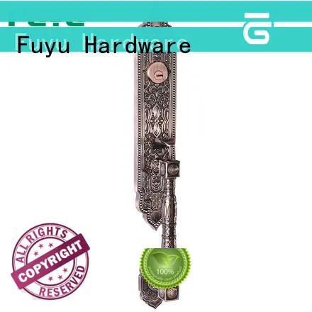 Antique Brass Finish Zinc Alloy Mortise Grip Handle Entrance Door Lock1 1