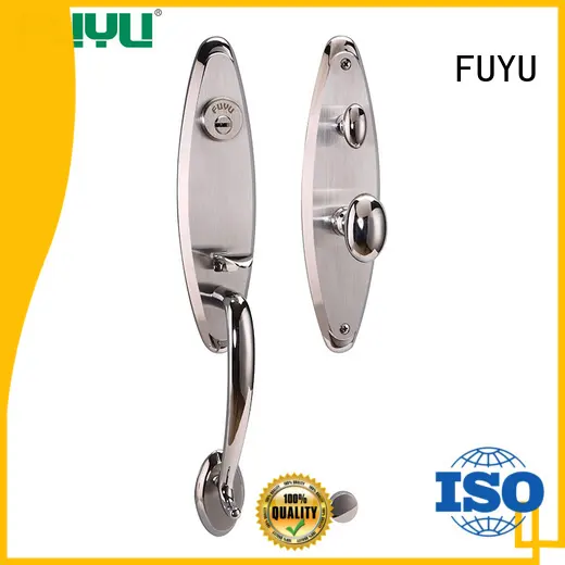 FUYU security stainless steel handle door locks with international standard for home 1