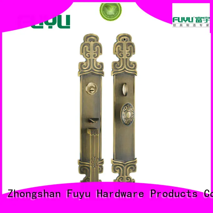 locks brass door locks and handles main for shop FUYU 1