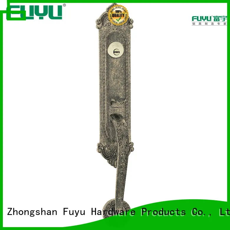 FUYU brass mortise latch set ansi for shop 1