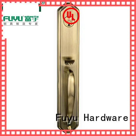 FUYU big zinc alloy door lock for timber door on sale for mall 1