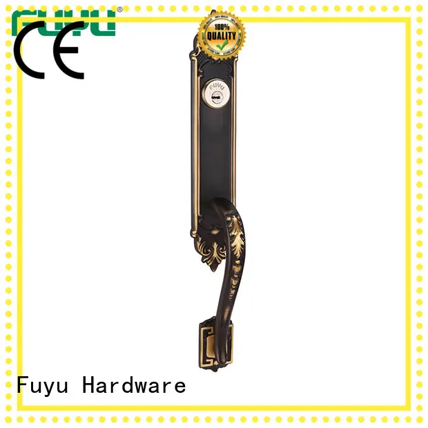FUYU double brass door lock with latch for mall 1