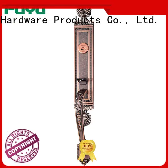 FUYU metal mortise lock set door hardware meet your demands for residential 1