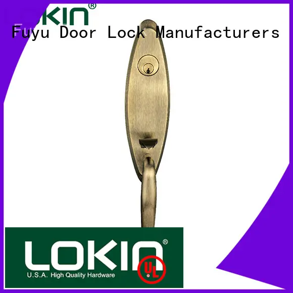 FUYU iron zinc alloy door lock for metal door meet your demands for mall 1