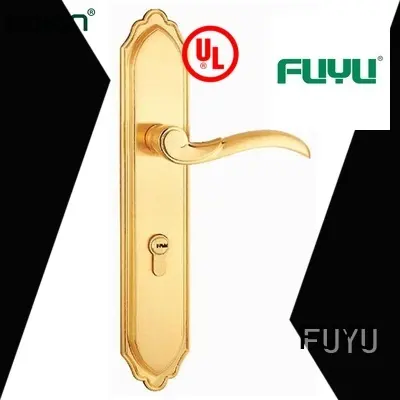 FUYU durable zinc alloy handle door lock on sale for entry door 1