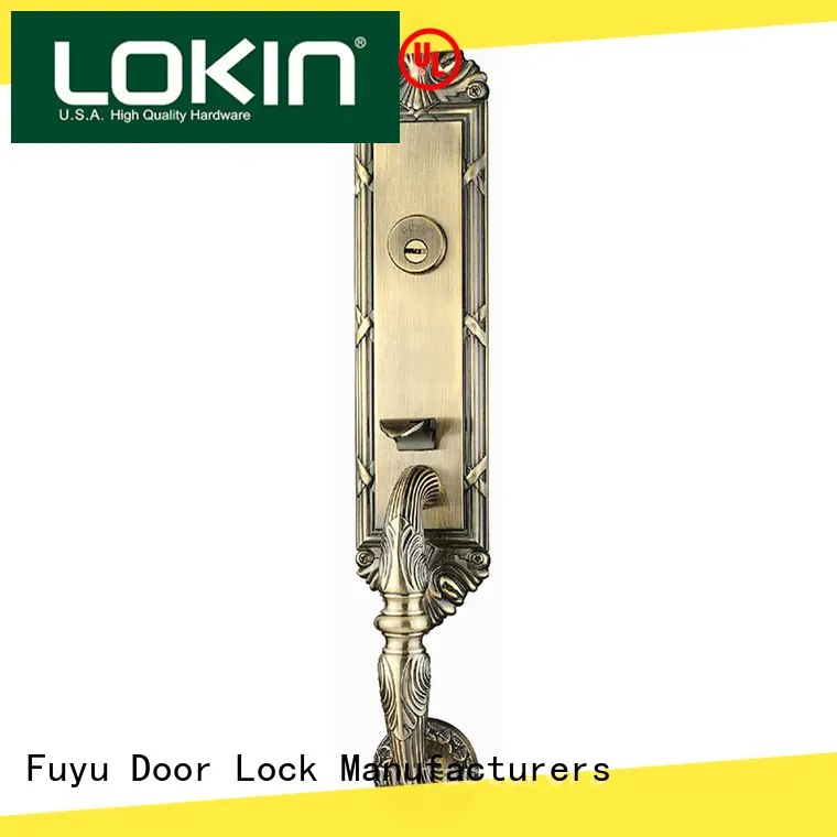FUYU quality zinc alloy door lock for wooden door on sale for mall 1