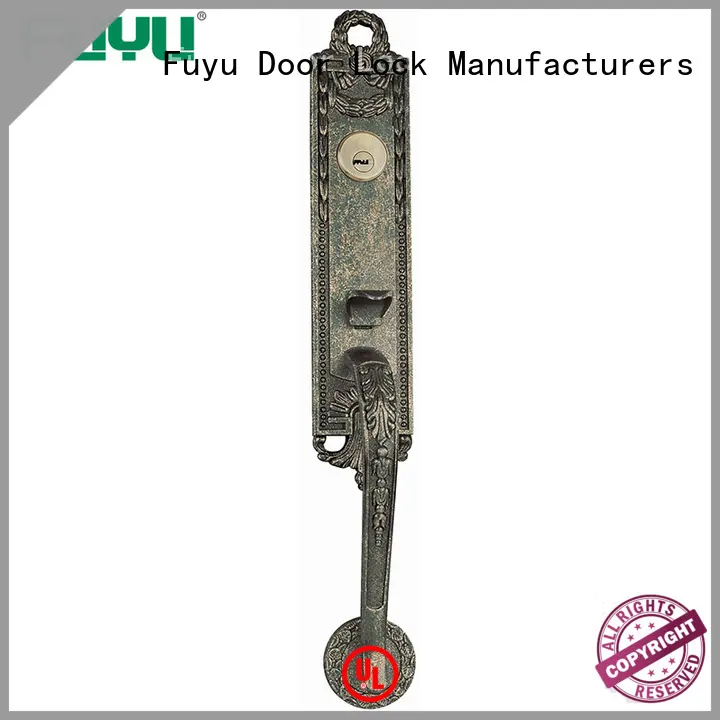 durable zinc alloy door lock for wood door black on sale for mall 1
