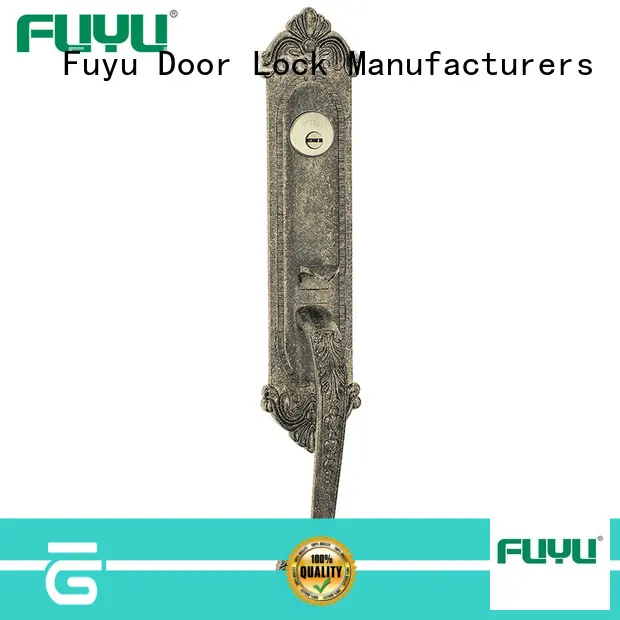 FUYU durable zinc alloy handle door lock on sale for indoor 1