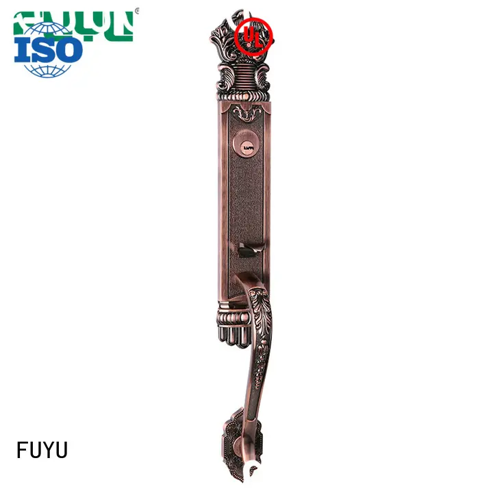 FUYU long zinc alloy mortise door lock with latch for indoor 1