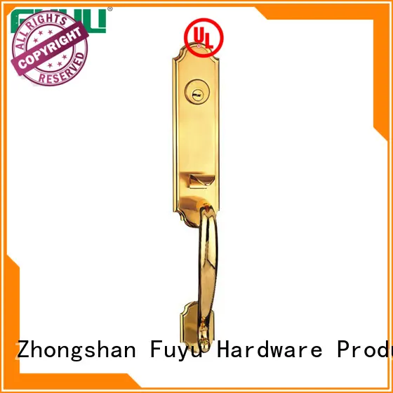 FUYU high security zinc alloy handle door lock on sale for mall 1