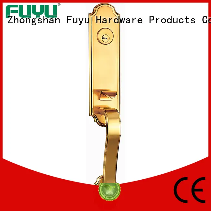 FUYU quality zinc alloy door lock for wooden door with latch for mall 1