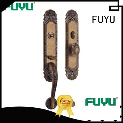 FUYU high security brass door knob with lock meet your demands for shop 1