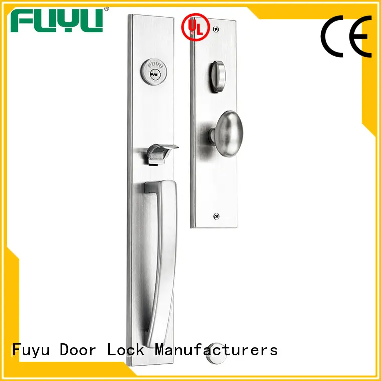 electric aluminium door lock handleset extremely security for wooden door 1