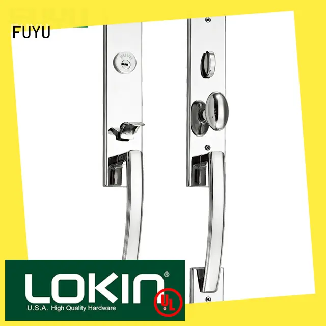 FUYU locks stainless steel security door lock with international standard for wooden door 1