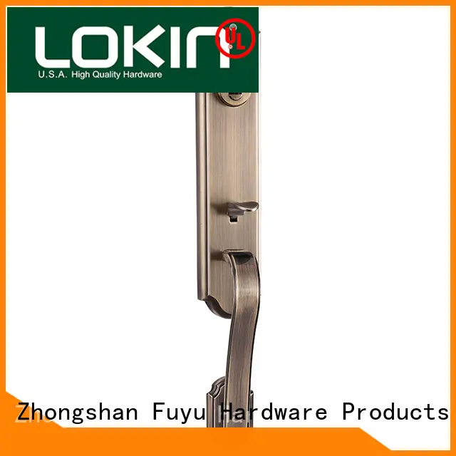 FUYU sale zinc alloy handle door lock on sale for mall 1