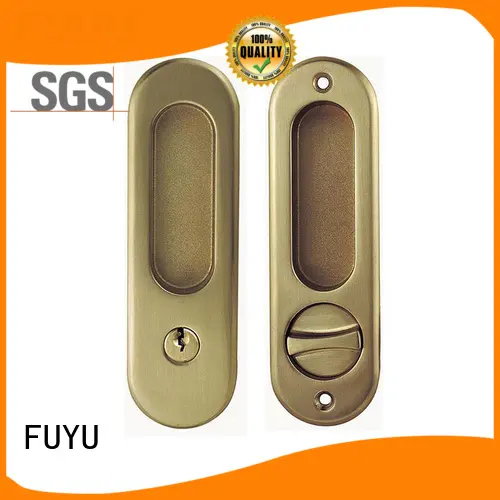 FUYU exterior sliding door handle with lock manufacturer for shop 1