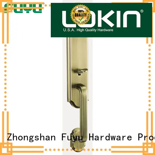 FUYU grip handle door lock for sale for shop 1