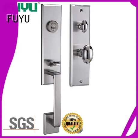 FUYU custom grip handle door lock manufacturer for shop 1