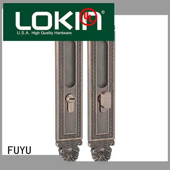 FUYU heavy duty door lock for sliding door for sale for shop 1