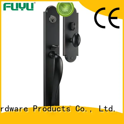 FUYU american zinc alloy door lock for timber door with latch for mall 1
