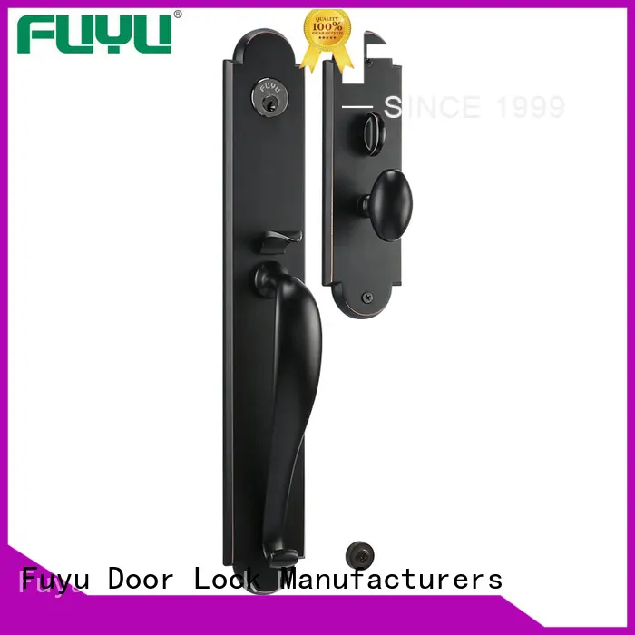 FUYU quality grip handle door lock manufacturer for shop 1
