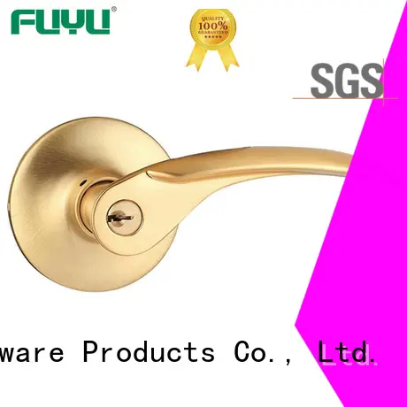 FUYU quality lever handle door lock extremely security for wooden door 1