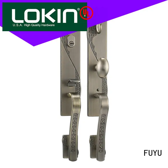 FUYU handle door lock manufacturer for mall 1