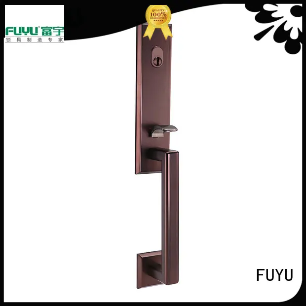 FUYU grip handle door lock manufacturer for shop1 1