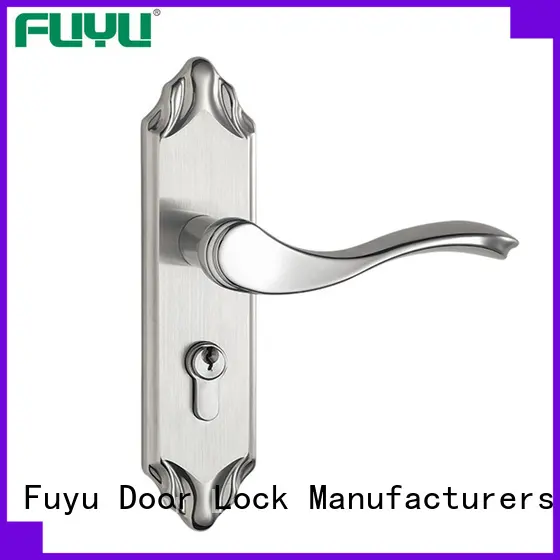 FUYU quality stainless steel door locks on sale for shop 1