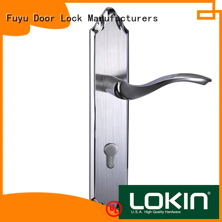 durable aluminium door lock two with international standard for mall 1