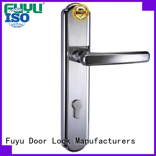FUYU online customized stainless steel door lock with international standard for mall 1